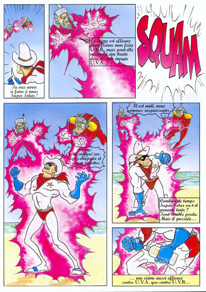 Planche BD SUPER SOLAR contre UVA et UVB - P. 05