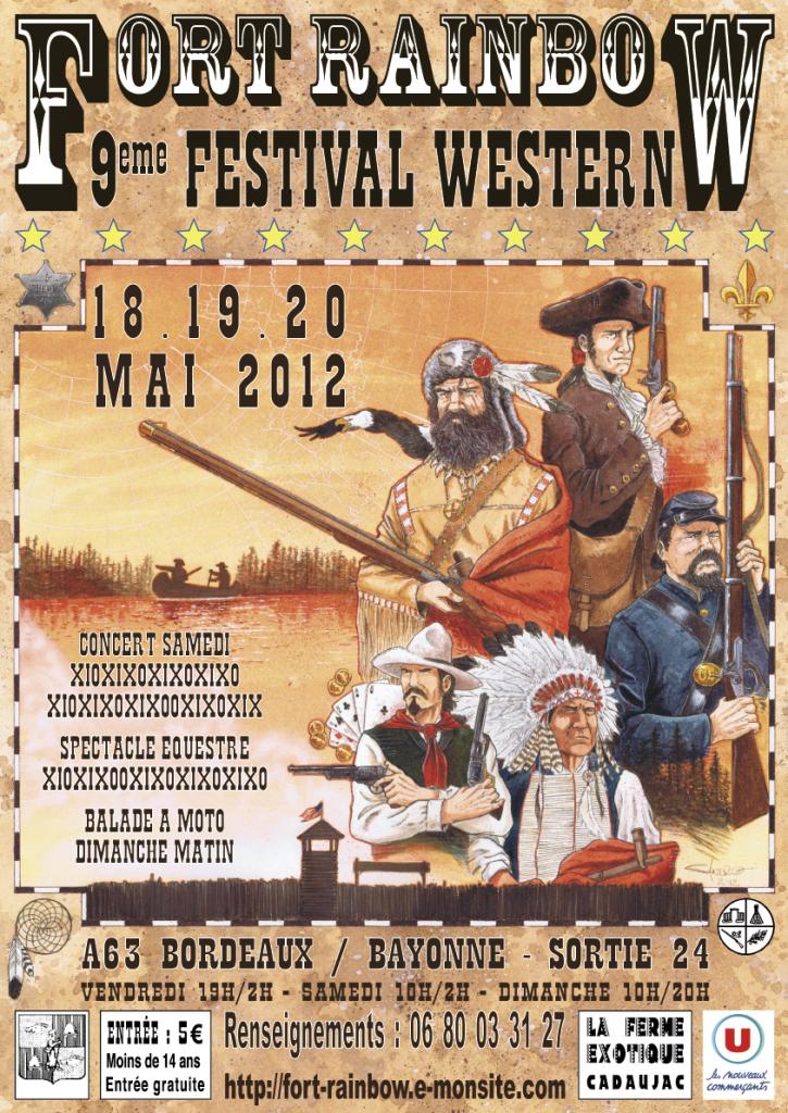 Affiche_ festival Fort Rainbow 2012