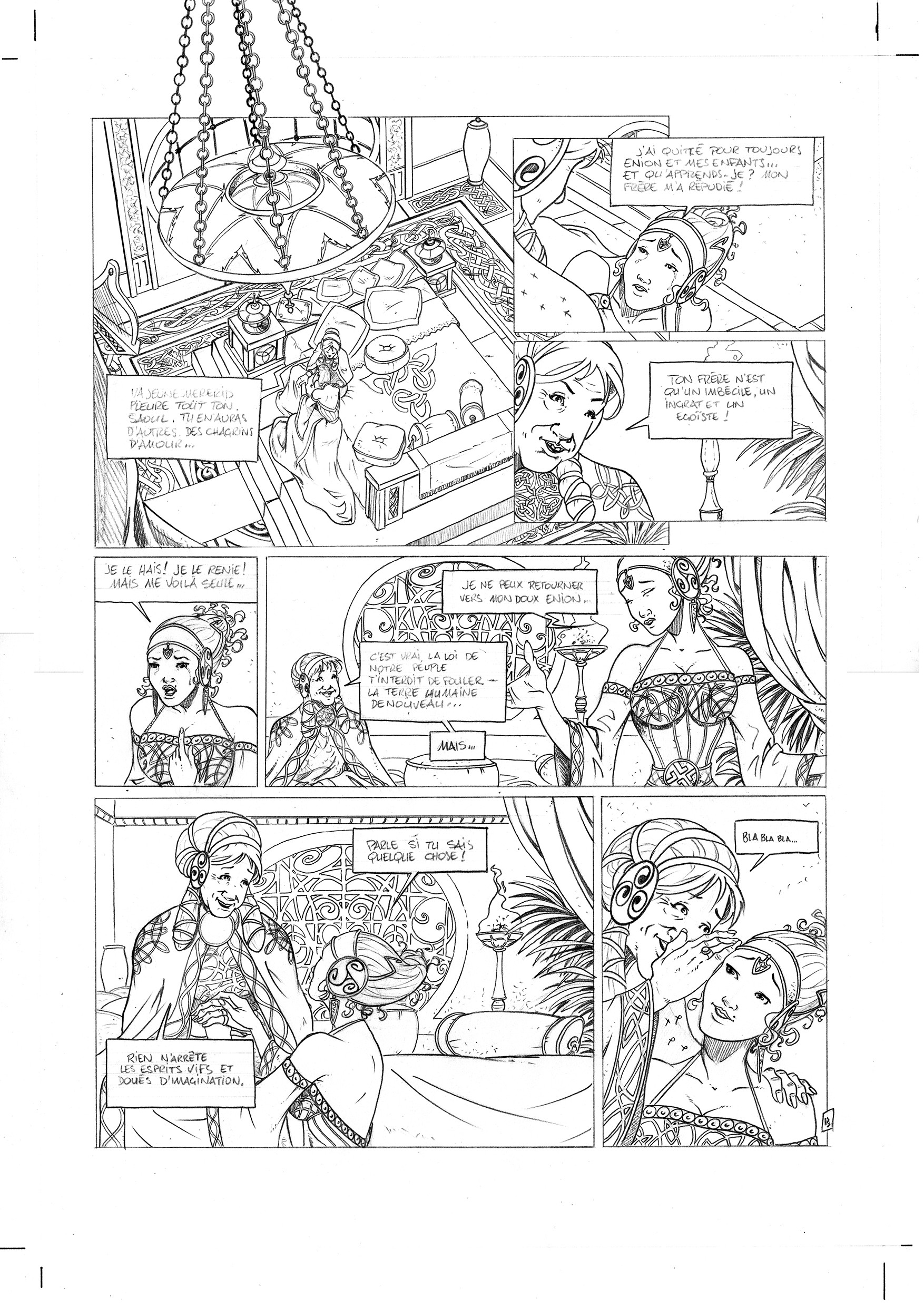 Planche 13 crayon